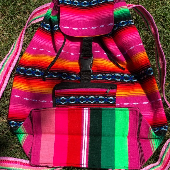Colorful Serape backpack - Picture 4 of 5